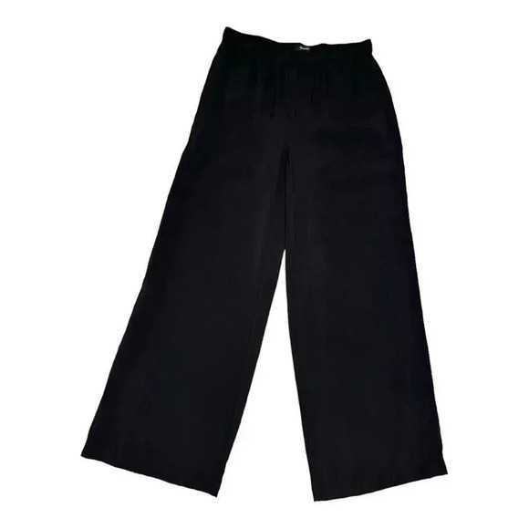 NEW Madewell Women’s XS True‎ Black Pull-On Wide-Leg Pants in Softdrape NWT - Picture 2 of 8
